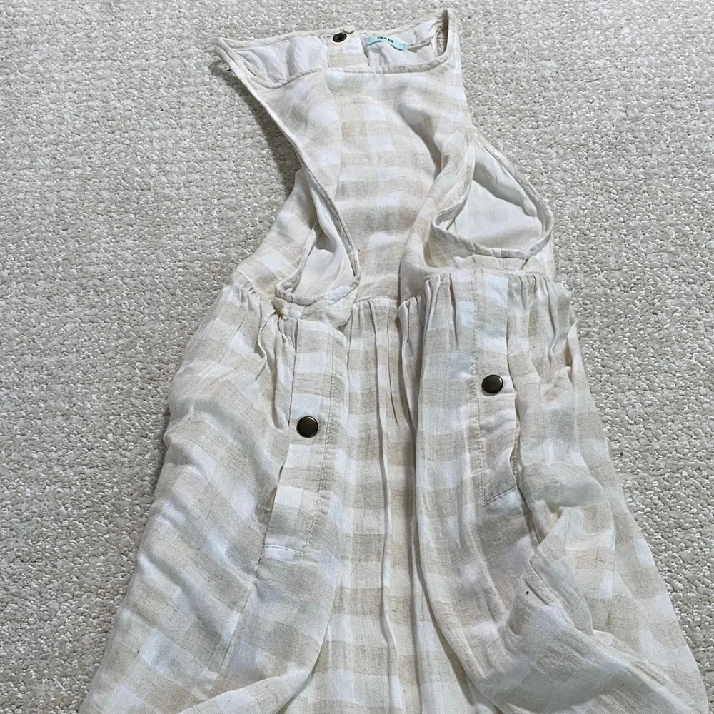 Kimchi Blue Cream Plaid Midi Dress - Picture 15 of 16